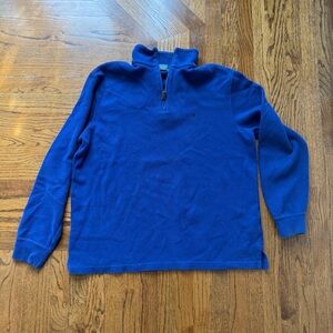 Ralph Lauren Men's Zip Up Sweater in Navy